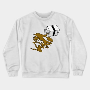 Spilt milk (chocolate edition) Crewneck Sweatshirt